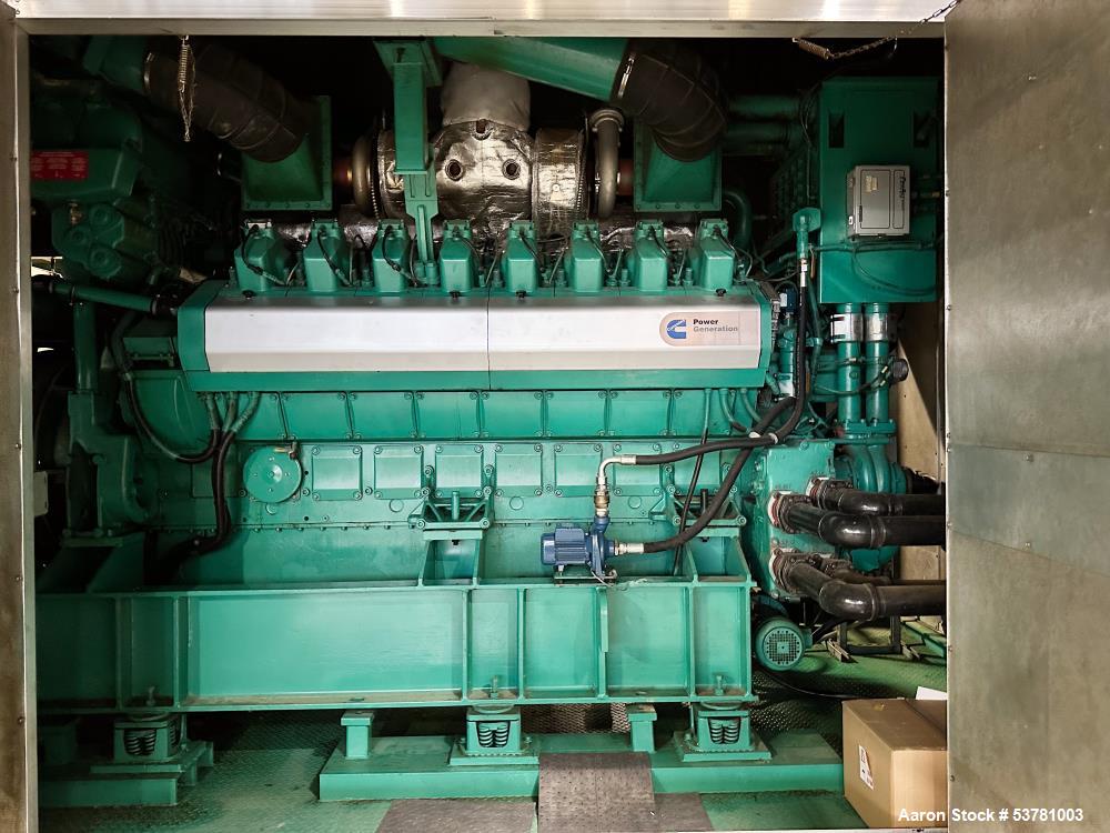 1.1MW Cummins Natural Gas Generator – Power Command, Enclosed, Skid Mounted